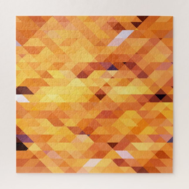 Quebra-cabeça Abstrato multicolorido, baixo mosaico polo. (Vertical)