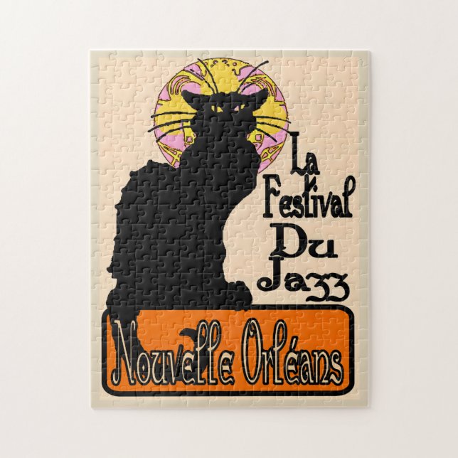 Quebra-cabeça Abstrato Musical do Jazz (Vertical)