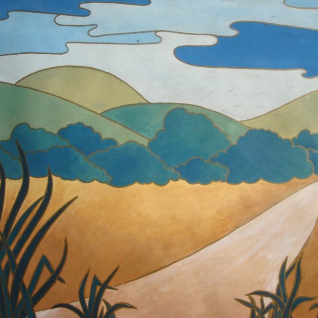 Quebra-cabeça abstrato paisagem arte contemporânea (Criador carregado)