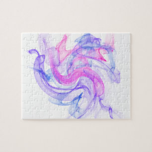 Quebra-cabeça Abstrato Smoke na água