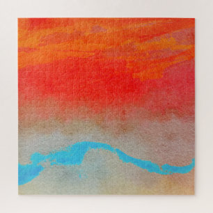 Quebra-cabeça Abstrato Sunset Oceano