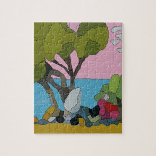 Quebra-cabeça Abstrato Tter Glass