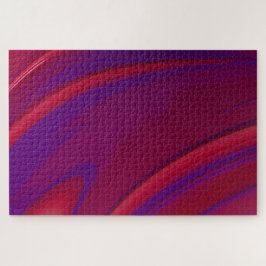 Quebra-cabeça Abstrato Vermelho roxo moderno - duro 1000 PCs
