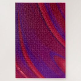 Quebra-cabeça Abstrato Vermelho roxo moderno - duro 1000 PCs