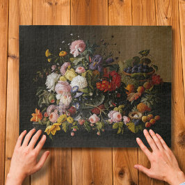 Quebra-cabeça Abundância Floral: A Vida Estática de Severin Roes