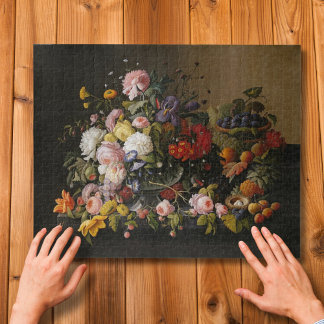 Quebra-cabeça Abundância Floral: A Vida Estática de Severin Roes