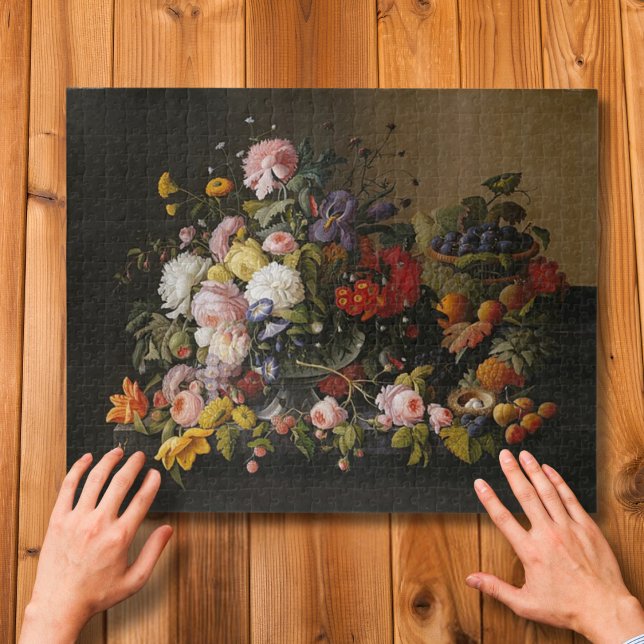 Quebra-cabeça Abundância Floral: Natureza-Morta de Severin Roese (Criador carregado)