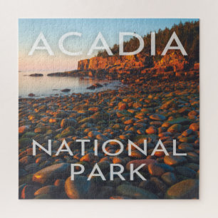 Quebra-cabeça Acadia National Park Maine Beach Sunrise Nature Ac