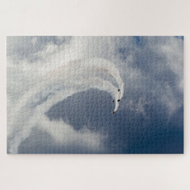 Quebra-cabeça Ação de show aéreo (Horizontal)