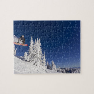 Quebra-cabeça Acção de snowboard no Whitefish Mountain Resort