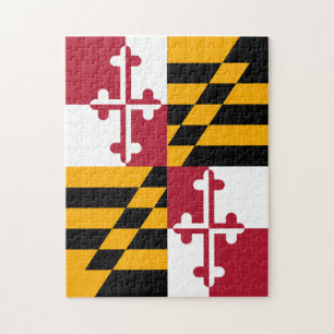 Quebra-cabeça Acento do design da bandeira do estado de Maryland