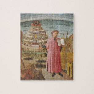 Quebra-cabeça Acessórios de arte da Divine Comedy Dante e da Di