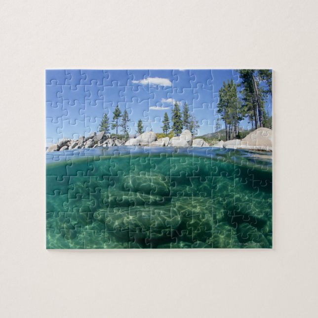Quebra-cabeça Acima e abaixo do lago Tahoe (Horizontal)