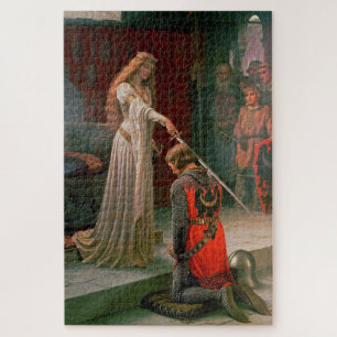 Quebra-cabeça Aclamação por Edmund Blair Leighton - Arte Antiga