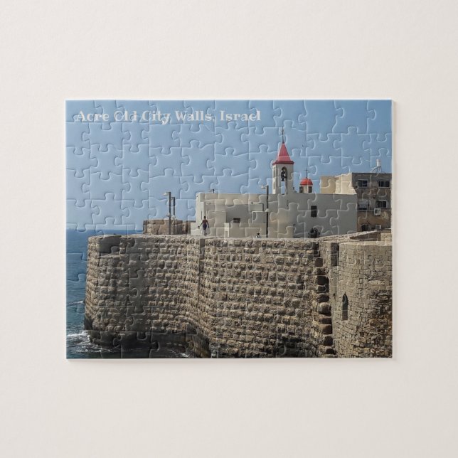 Quebra-cabeça Acre Old City Walls, Israel (Horizontal)