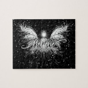 Quebra-cabeça Acredite em Fada Starlight Fantasy Black