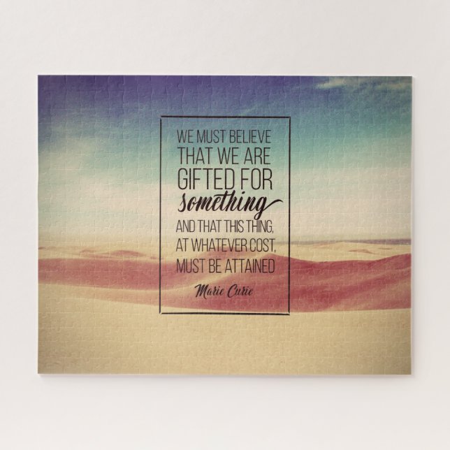 Quebra-cabeça Acredite que nós somos DOTADO (Horizontal)