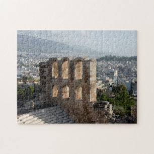 Quebra-cabeça Acropolis Ruínas antigas com vista para Atenas
