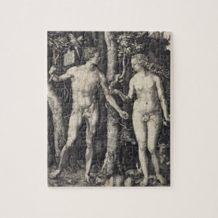 Quebra-cabeça Adam e gravura da véspera por Albrecht Durer