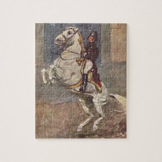 Quebra-cabeça Adestramento de Lipizzaner: Courbette