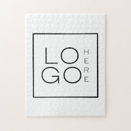 Quebra-cabeça Adicione a sua empresa de logotipo comercial ao qu