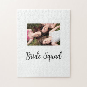 Quebra-cabeça Adicione o seu nome de foto: bridesmaid squad brid