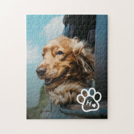Quebra-cabeça Adicione Sua Própria Foto de Cachorro Pets Monogra