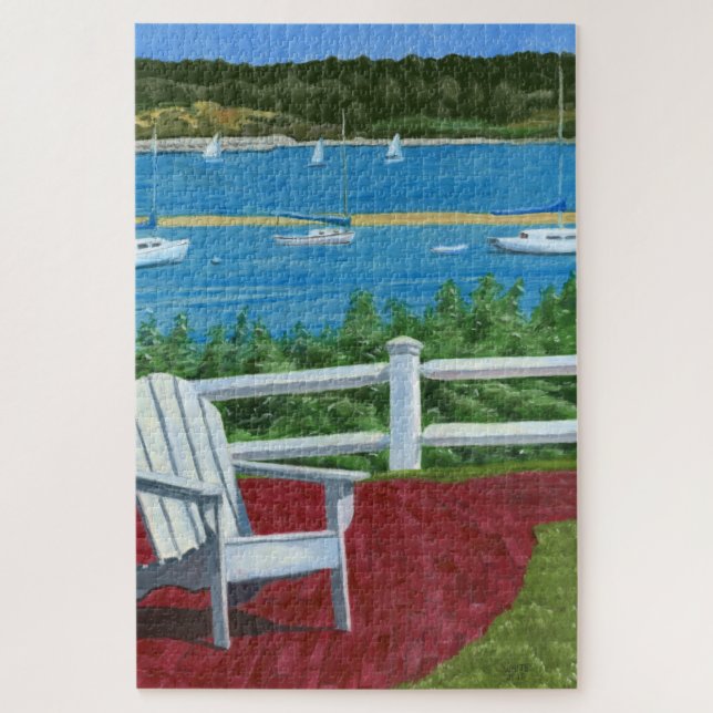 Quebra-cabeça Adirondack Chair Painting 1014 pc Puzzle (Vertical)