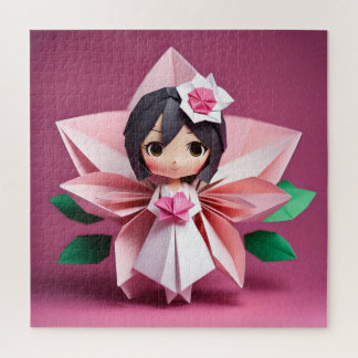 Quebra-cabeça Adorable mariée en Origami
