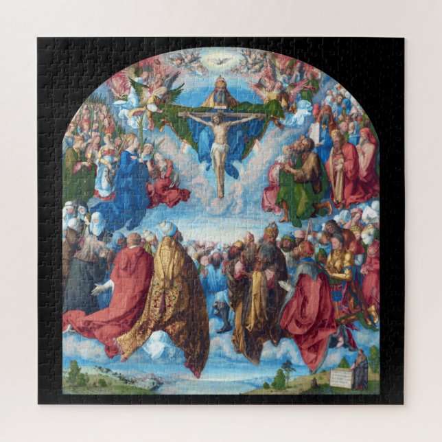 Quebra-cabeça Adoração da Trinidade, Albrecht Durer (Vertical)