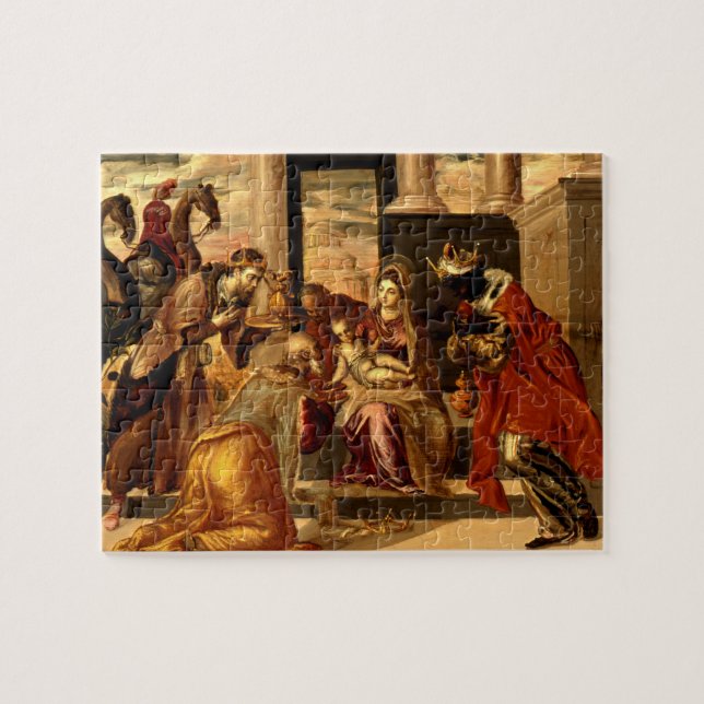 Quebra-cabeça Adoração do Magi - Greco (Horizontal)
