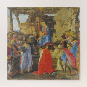 Quebra-cabeça Adoração do Magi por Sandro Botticelli 1475