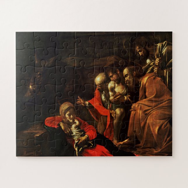 Quebra-cabeça Adoração dos Pastores (Caravaggio) (Horizontal)
