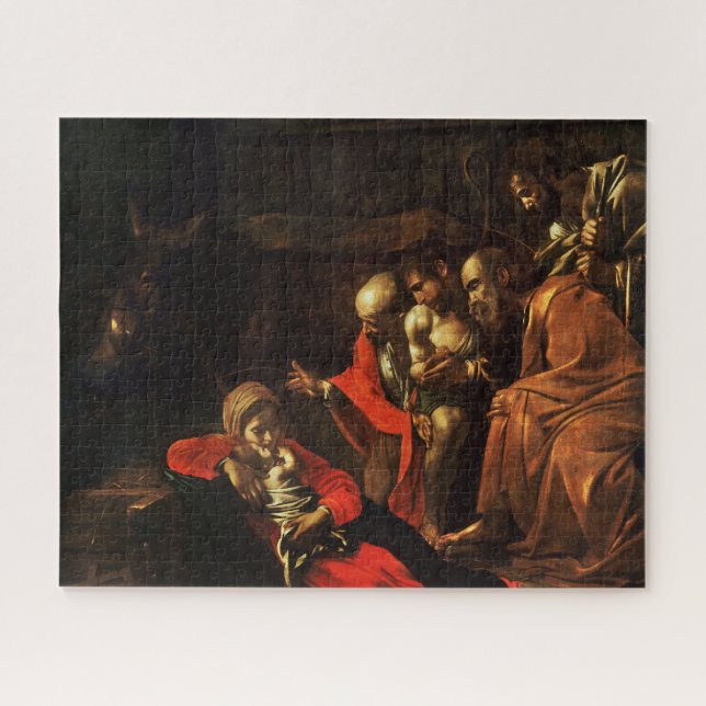 Quebra-cabeça Adoração dos Pastores (Caravaggio) (Horizontal)
