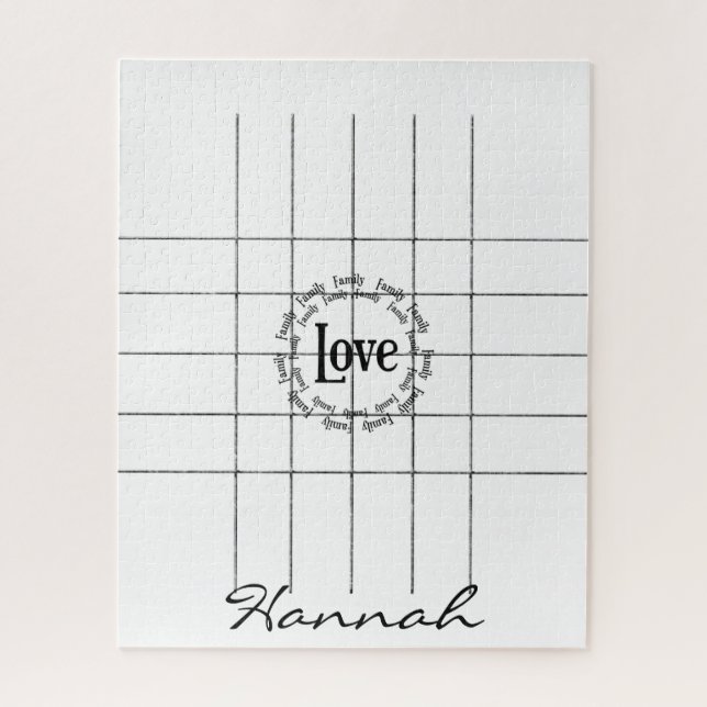 Quebra-cabeça Adoram Linhas Pretas (Vertical)