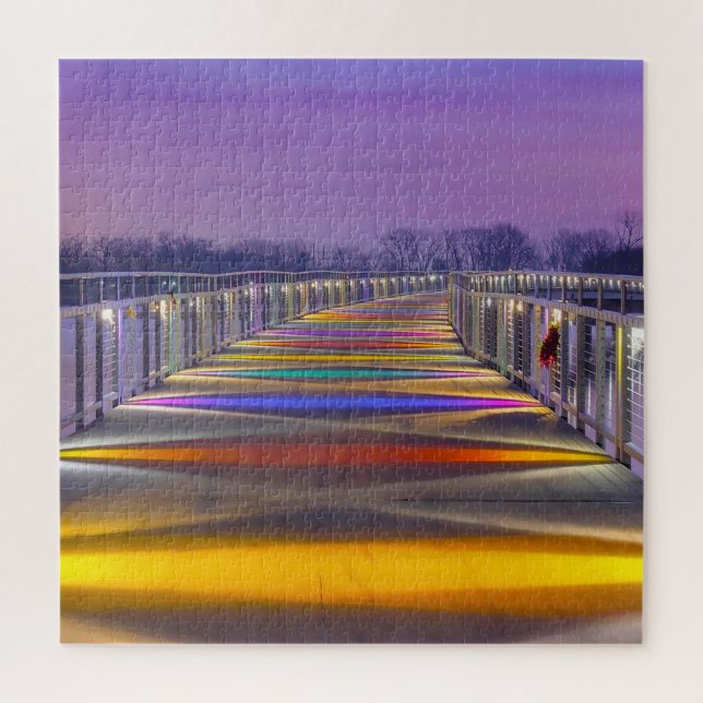 Quebra-cabeça Adoramos Cinza Lake Iowa. (Vertical)