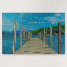 Quebra-cabeça Adoramos o Lago Vinnipausasasasaem New Hampshire