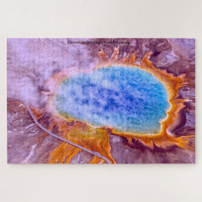 Quebra-cabeça Adoramos Primaveras Térmicos Wyoming. Quebra-cabeç (Horizontal)