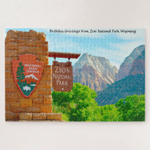 Quebra-cabeça Adoramos Zion National Park Wyoming. Quebra-cabeç
