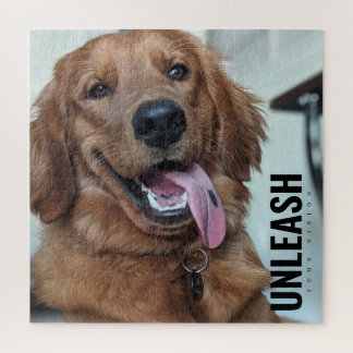 Quebra-cabeça Adorável Golden Retriever | Fotografia Original de