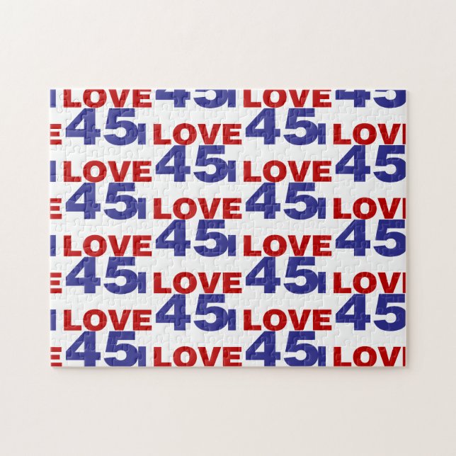 Quebra-cabeça Adoro 45 (Horizontal)