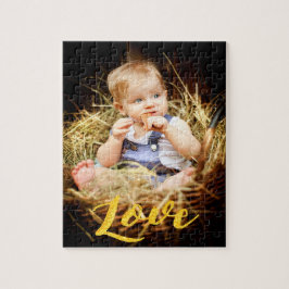 Quebra-cabeça Adoro fotos personalizadas da família ou animais d