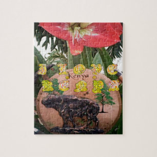 Quebra-cabeça Adoro presentes de kenya Hakuna Matata