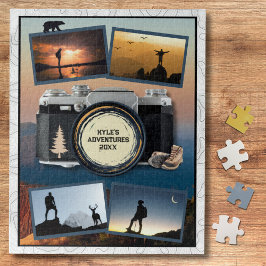 Quebra-cabeça Adventure Travel Keepsake Photo Collage