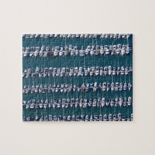 Quebra-cabeça Aerial Boat Harbor (Horizontal)