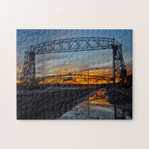 Quebra-cabeça Aerial Lift Bridge Duluth Minnesota