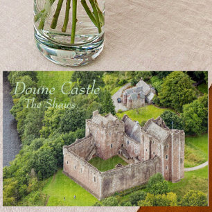 Quebra-cabeça Aerial View Shaw Scottish Clan's Doune Castle