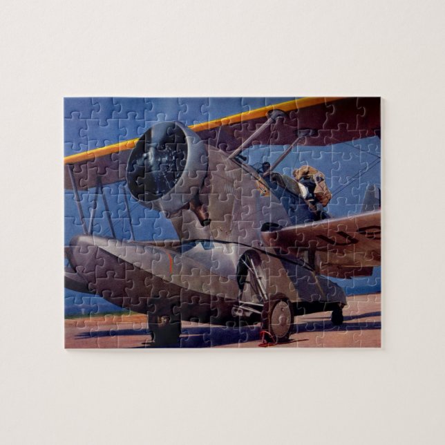 Quebra-cabeça Aeronave Grumman F-2 de 1939 (Horizontal)