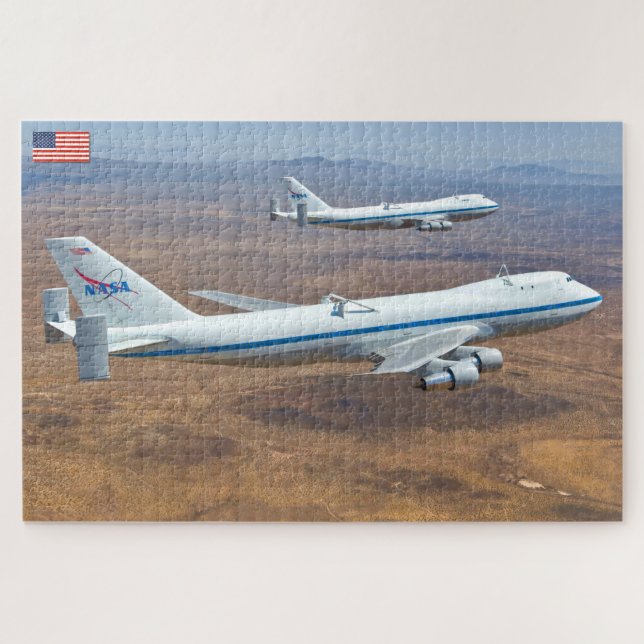 Quebra-cabeça AERONAVES DE TRANSPORTADORA DE NAVIO 747 (20x30 PO (Horizontal)
