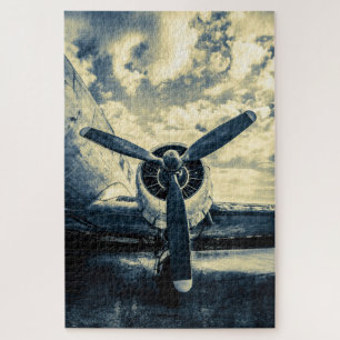 Quebra-cabeça Aeronaves Vintage. A Chamada Do Céu